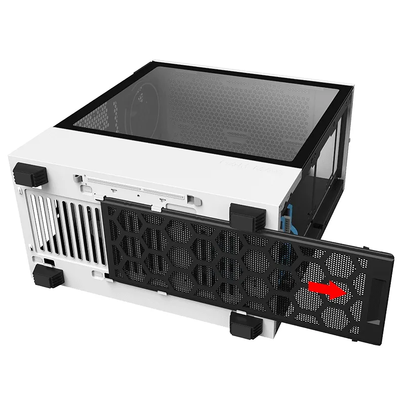 Carcasă PC Gamemax T801WT, Midi-Tower, ATX, Alb