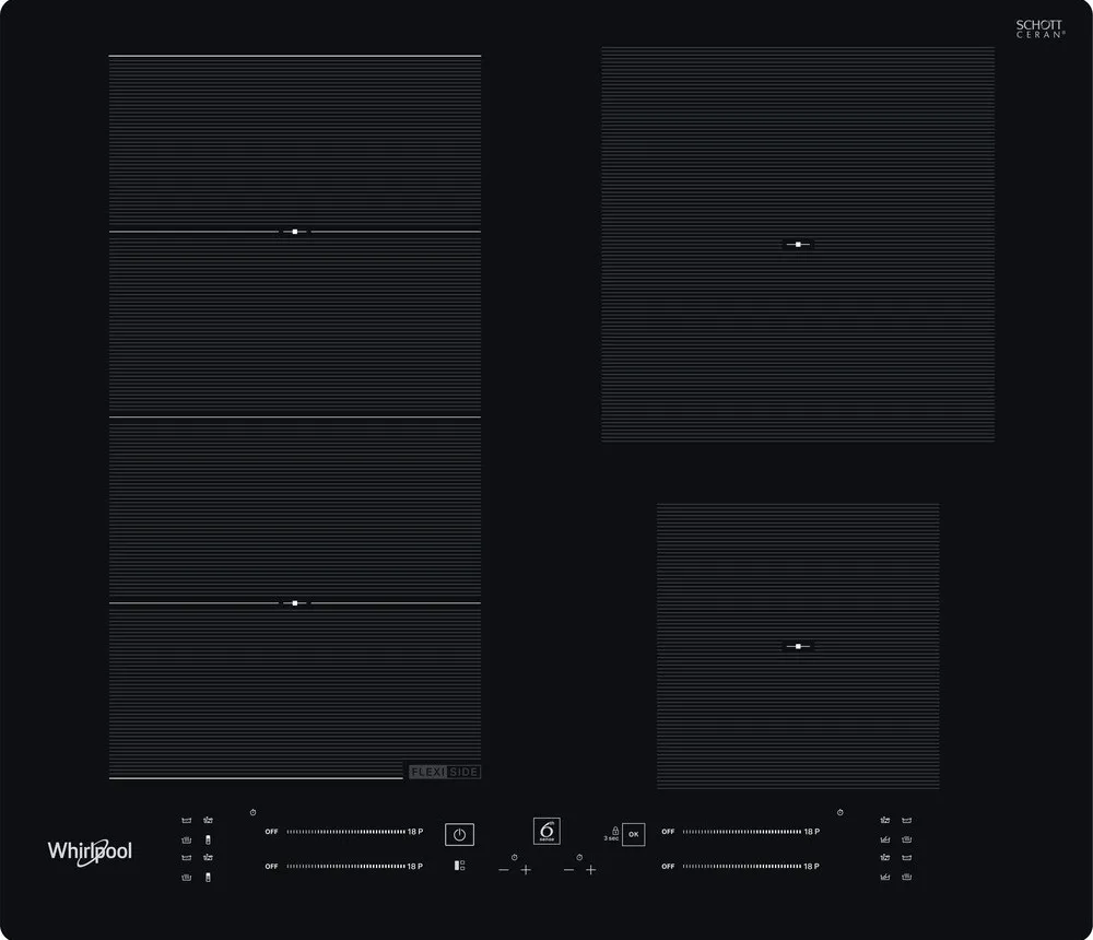 Plită cu inducție Whirlpool WF S0160 NE, Negru