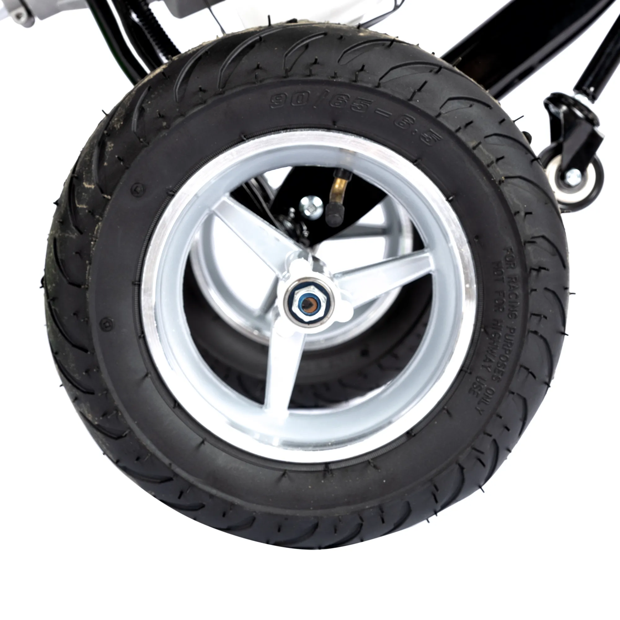 Motocoasa Micul Fermier cu roti, pe benzina, 3 accesorii