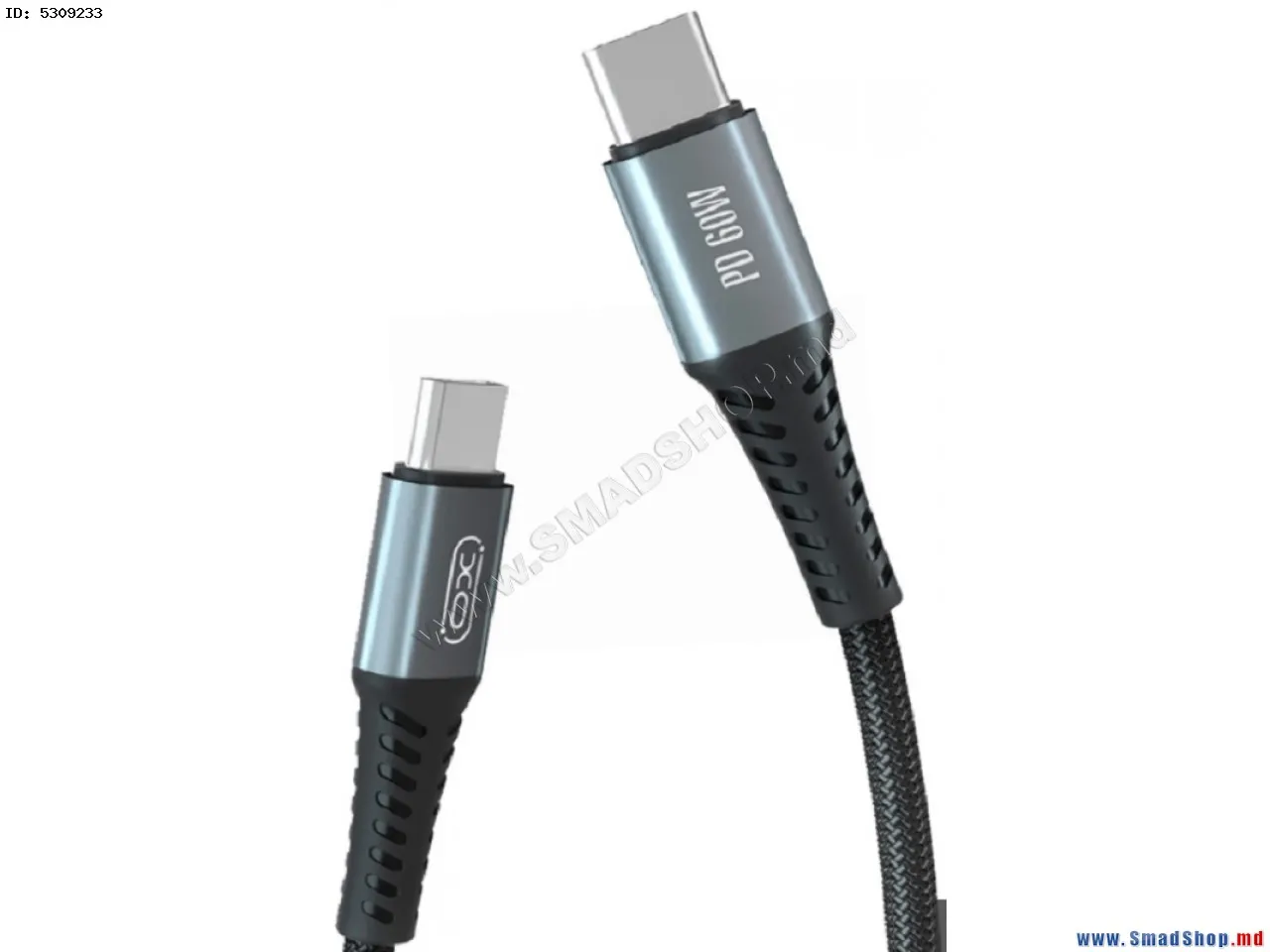 Cablu încărcare și sincronizare XO NB-Q167, USB Type-C/USB Type-C, 1m, Negru