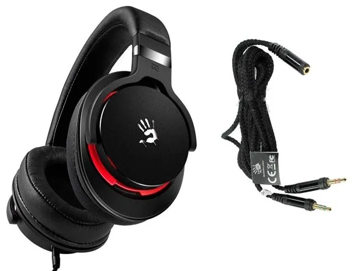 Căști gaming Bloody M550, Cu fir, Negru