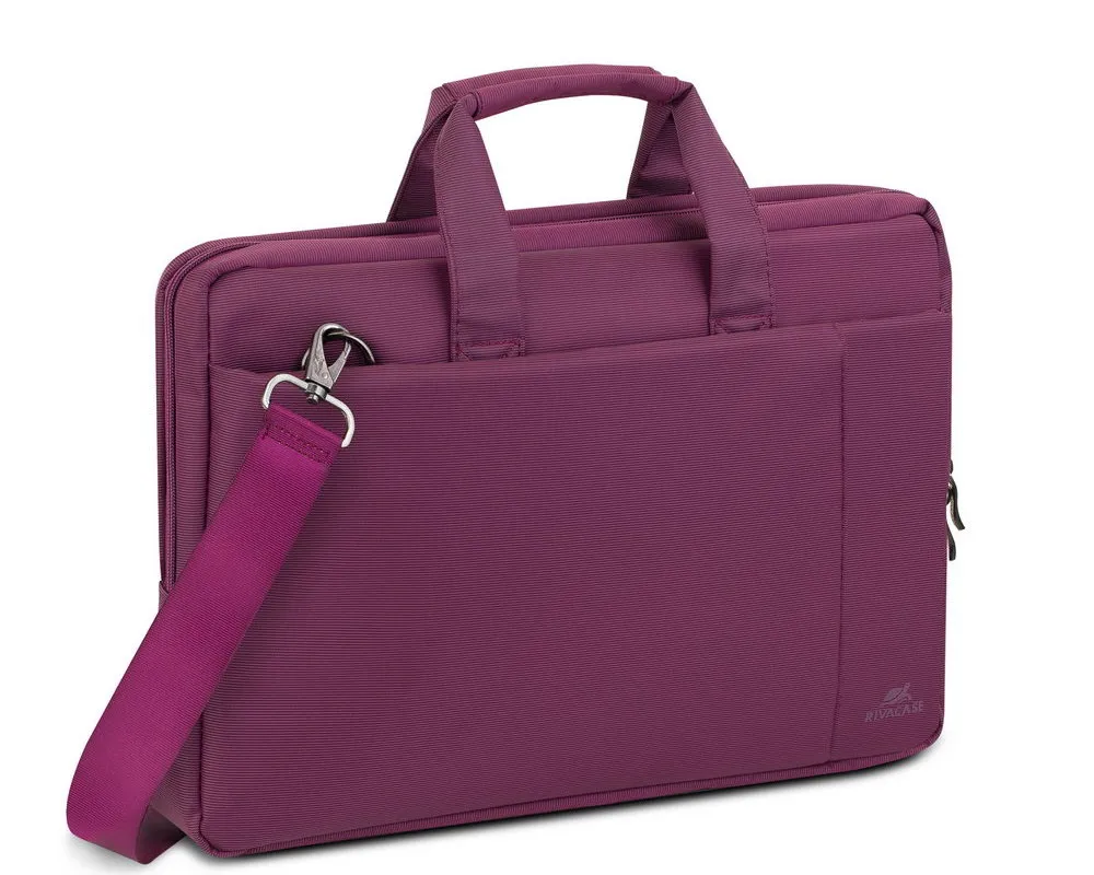 Geantă pentru Laptop RivaCase Central, 15.6", Poliester, Violet