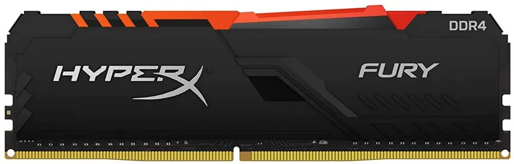 Оперативная память Kingston FURY Beast RGB, DDR4 SDRAM, 3200 МГц, 16Гб, KF432C16BB1A/16