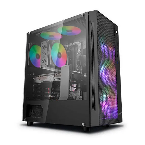 Carcasă PC Deepcool MATREXX 55 MESH ADD-RGB 4F, Midi-Tower, ATX, Negru