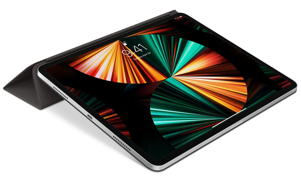 Husă pentru tabletă Apple MXT92ZMA, 12,9", Poliuretan, Negru