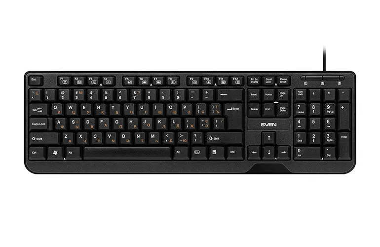 Set Tastatură + Mouse SVEN KB-S330C, Cu fir, Negru