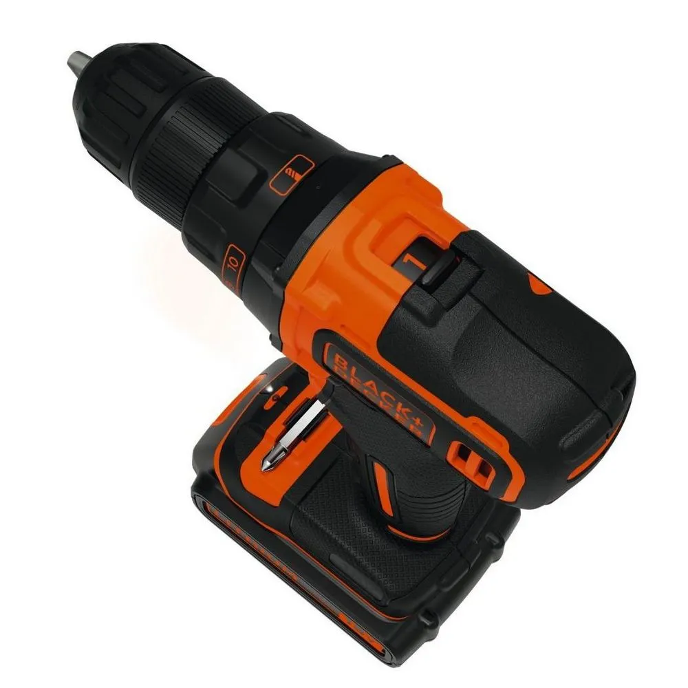 Аккумуляторная дрель-шуруповерт Black+Decker BDCDD186KB-QW