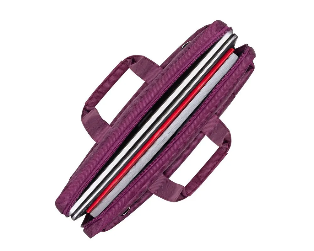Geantă pentru Laptop RivaCase Central, 15.6", Poliester, Violet