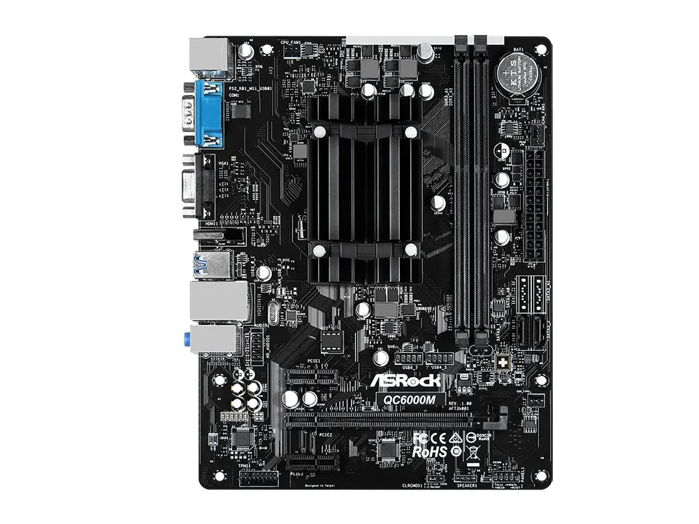 Материнская плата ASRock QC6000M, AMD SoC Platform, Micro-ATX