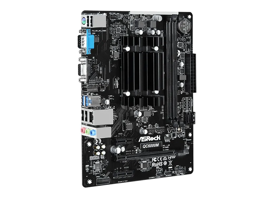 Материнская плата ASRock QC6000M, AMD SoC Platform, Micro-ATX