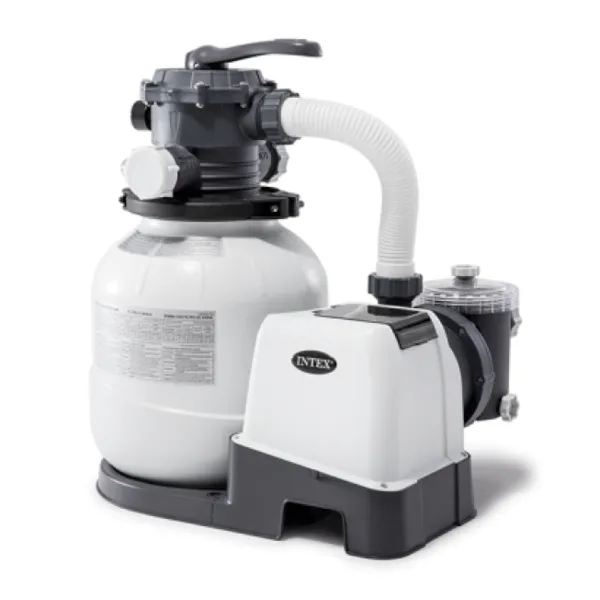 Accesorii pentru piscine Intex Krystal Clear, 7900L, Alb/Negru, 26646