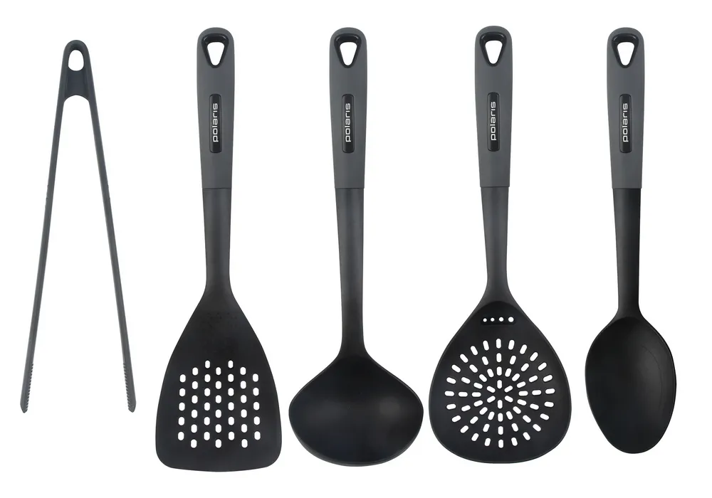 Set de ustensile de bucătărie Polaris Kontur-5N, Negru
