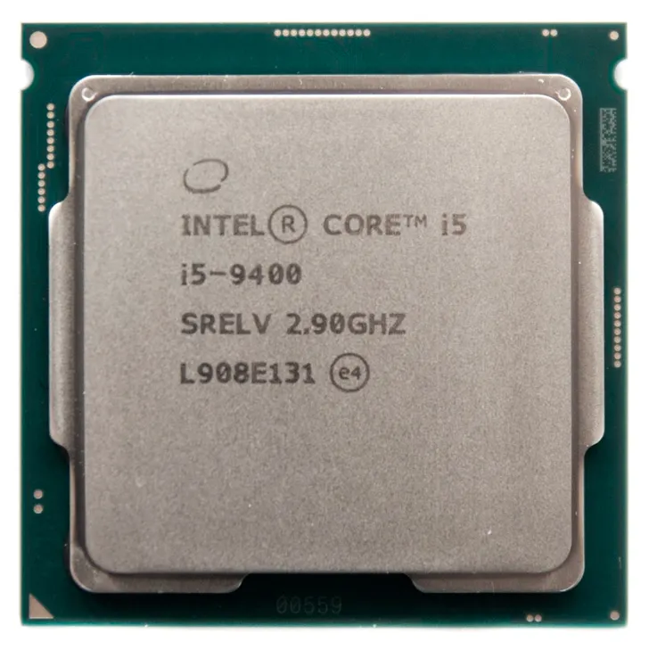 CPU Intel Core i5-9400 2.9-4.1GHz (6C/6T, 9MB, S1151, 14nm, Integrated UHD Graphics 630, 65W) Tray
