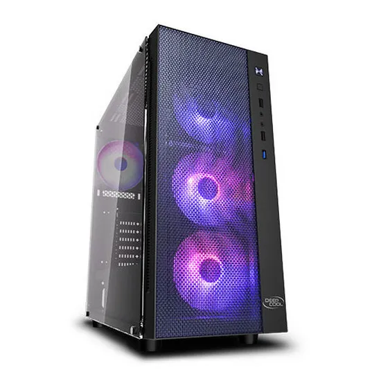 Carcasă PC Deepcool MATREXX 55 MESH ADD-RGB 4F, Midi-Tower, ATX, Negru