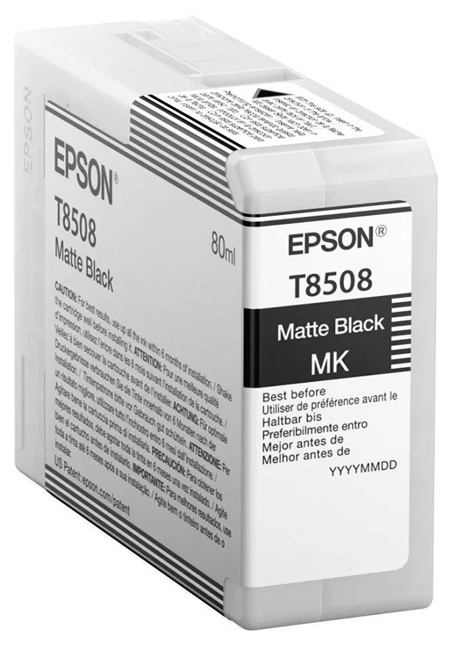 Cartuș de cerneală Epson T850 UltraChrome HD, 80ml, Negru mat