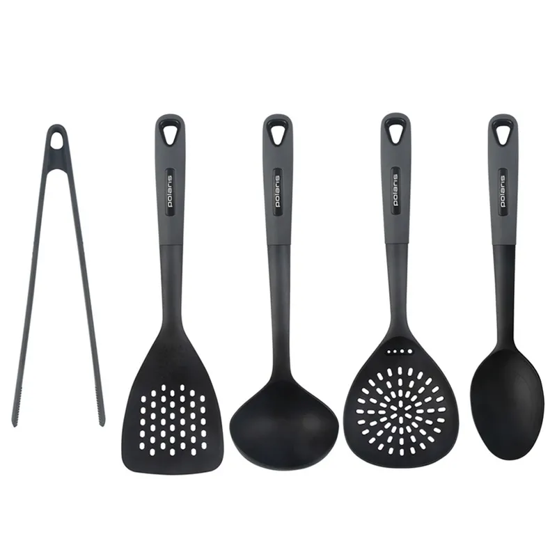 Set de ustensile de bucătărie Polaris Kontur-5N, Negru