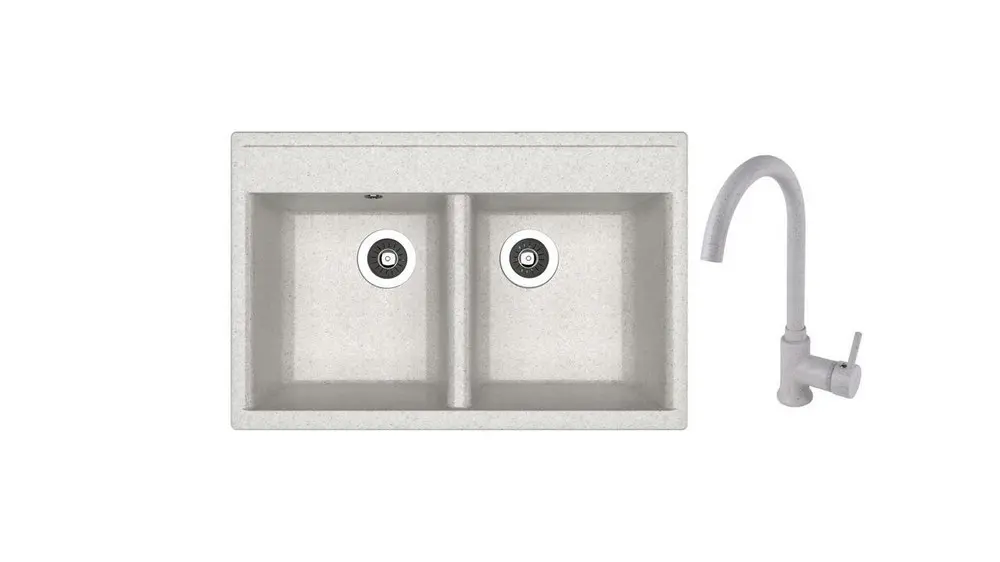 НАБОР мойка Dr Gans Astra 780 + SanDonna F 7073 серый