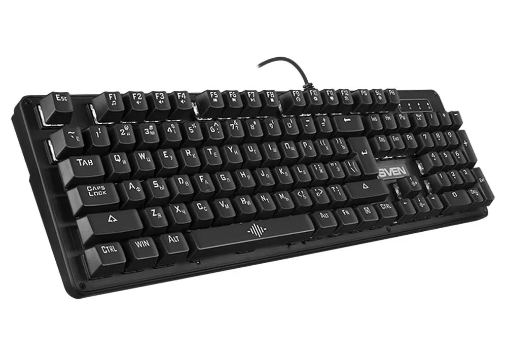 Tastatură SVEN KB-G9100, Cu fir, Negru