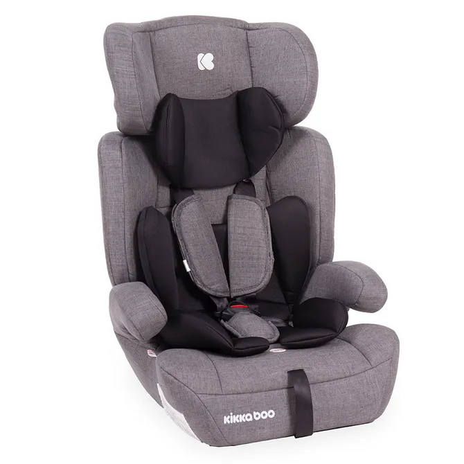 Scaun auto Kikka Boo Zimpla, Grupa 1/2/3 (9-36 kg), Gri inchis