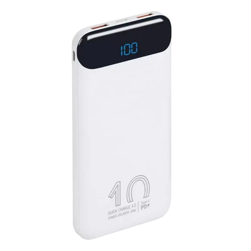 Портативное зарядное устройство RivaCase VA2540, 1000мА·ч, Белый