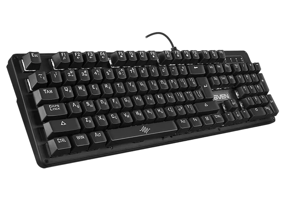 Tastatură SVEN KB-G9100, Cu fir, Negru