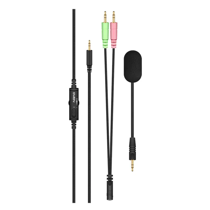 Căști gaming SVEN AP-G999MV, Cu fir, Negru