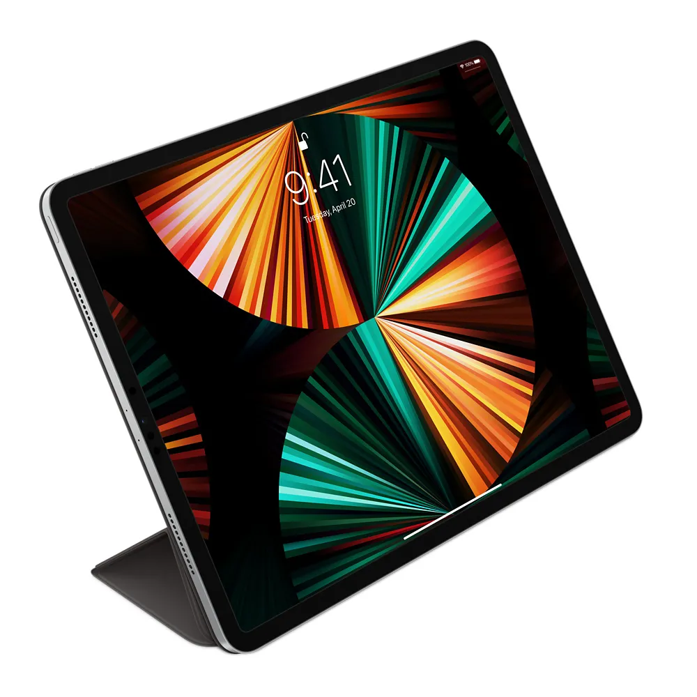 Husă pentru tabletă Apple MXT92ZMA, 12,9", Poliuretan, Negru
