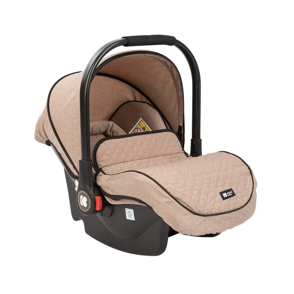 Scaun auto Kikka Boo Beloved, Grupa 0+ (0-13 kg), Bej