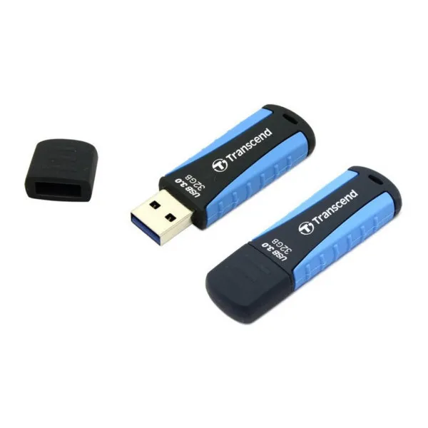 USB Flash накопитель Transcend JetFlash 810, 32Гб, Чёрный/Синий