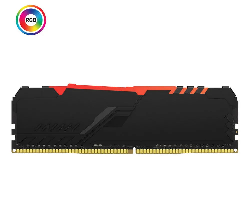 Оперативная память Kingston FURY Beast RGB, DDR4 SDRAM, 3600 МГц, 8Гб, KF436C17BBA/8