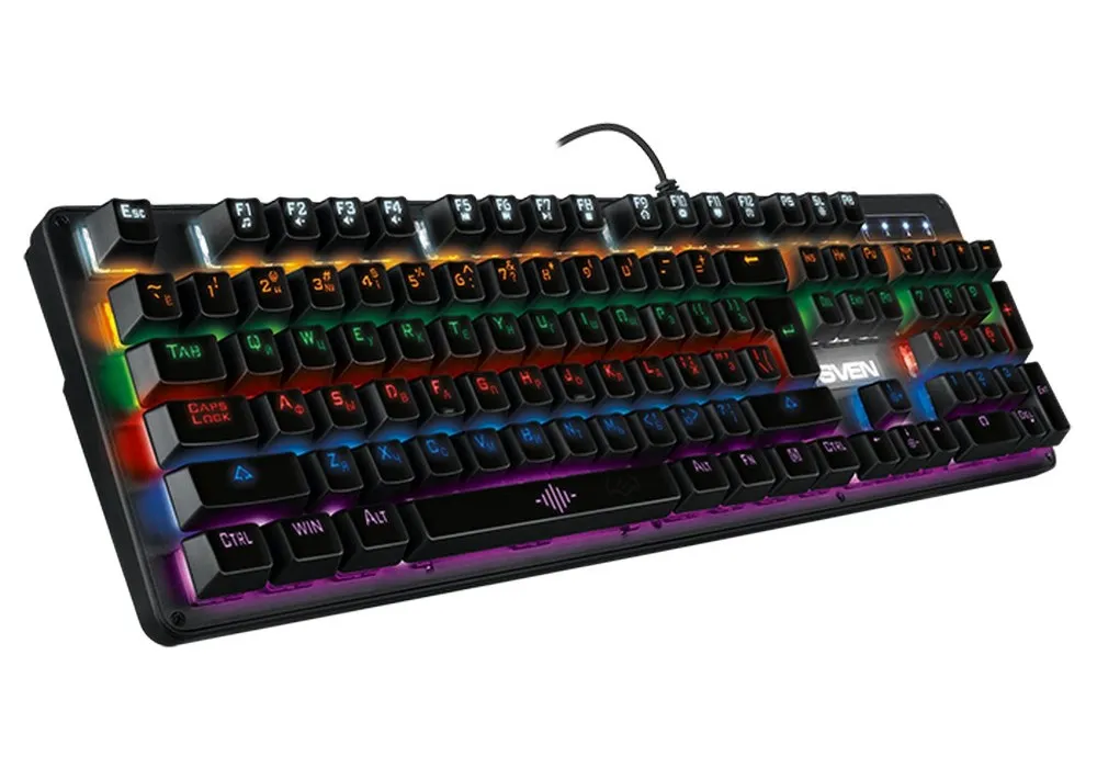 Tastatură SVEN KB-G9100, Cu fir, Negru