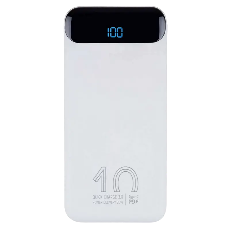 Портативное зарядное устройство RivaCase VA2540, 1000мА·ч, Белый