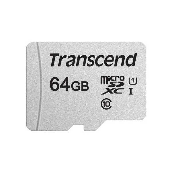 Card de Memorie Transcend MicroSDXC Class 10, 64GB (TS64GUSD300S-A)