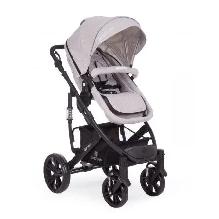 Cărucior 3-în-1 Kikka Boo Beloved, Gri deschis
