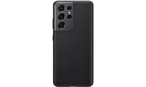 Husă Samsung Leather Cover for Galaxy S21, Negru