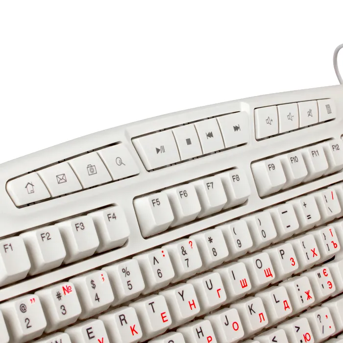 Tastatură SVEN Comfort 3050, Cu fir, Alb