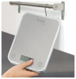 Cântar electronic de bucătărie Tefal Optiss, Gri