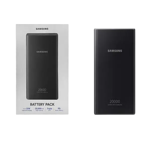 Acumulator extern Samsung EB-P5300XJEGEU, 20000 mAh, Gri