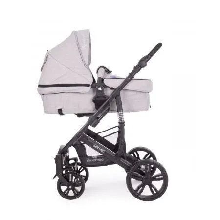 Cărucior 3-în-1 Kikka Boo Beloved, Gri deschis