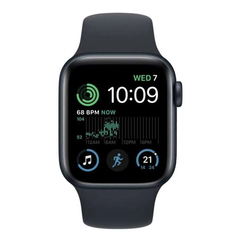 Ceas inteligent Apple Watch SE (2nd gen), 44mm, Midnight