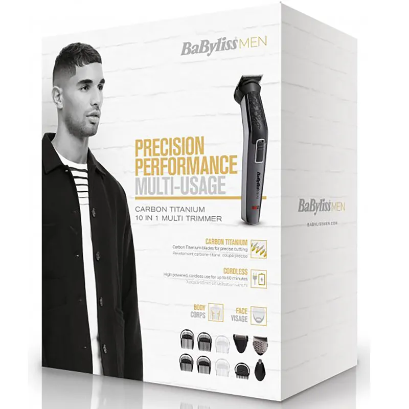 Мужской Триммер BaByliss MT727E, Серый