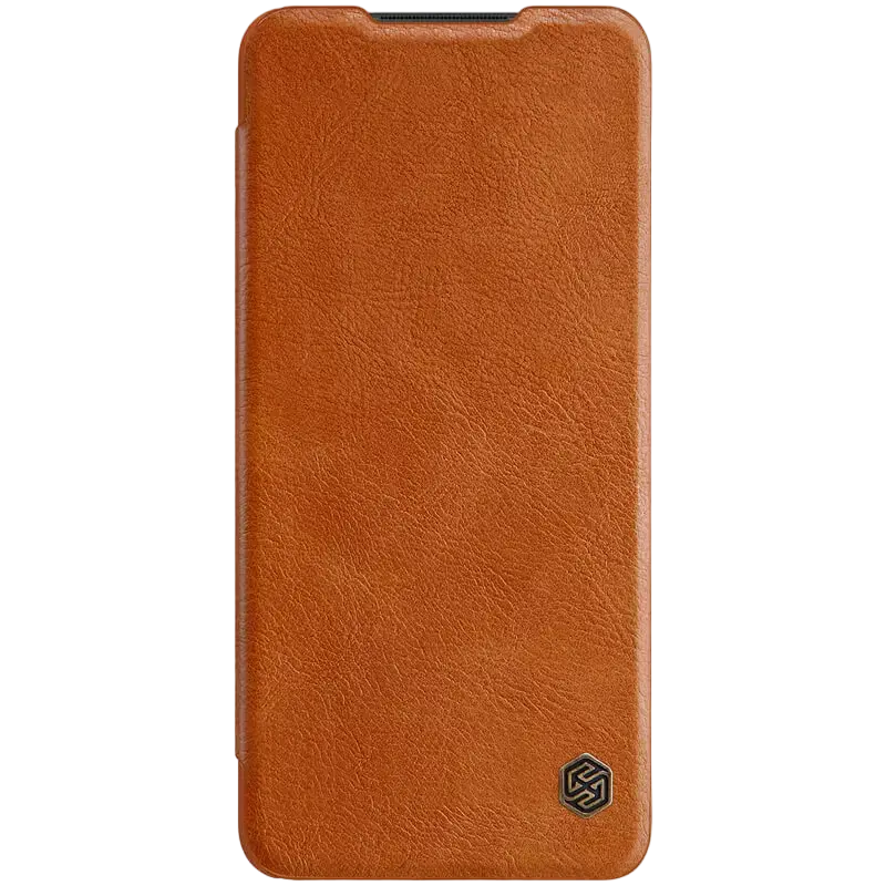 Husă tip carte Nillkin Galaxy A12 - Qin LC, Cafeniu