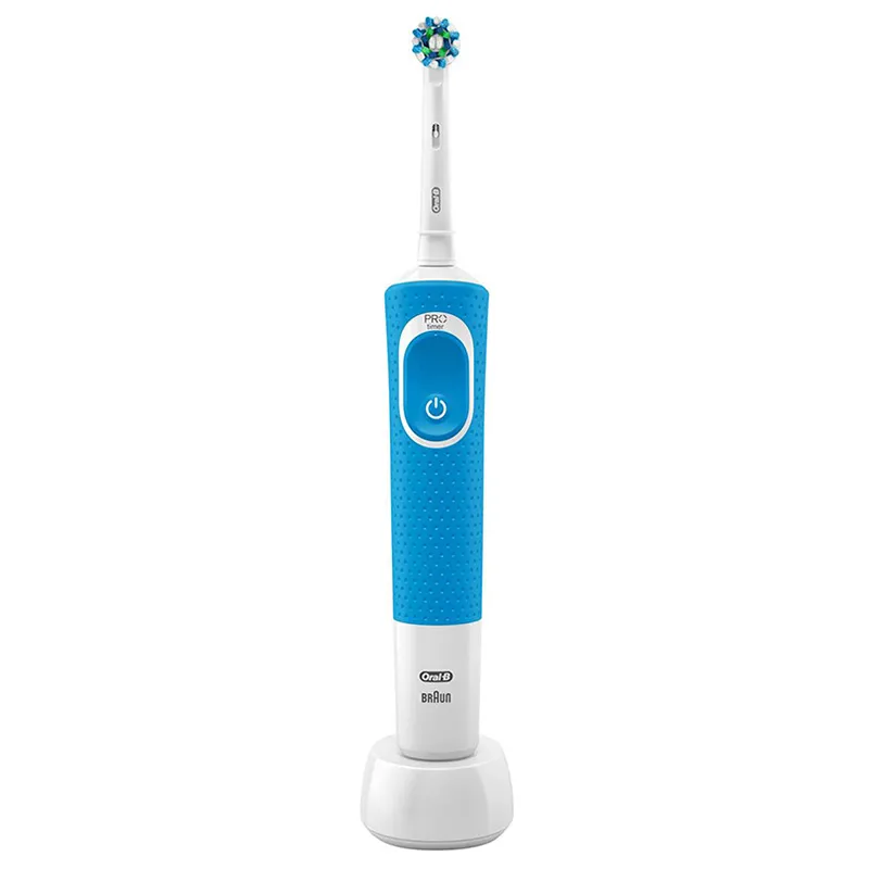 Электрическая зубная щетка Oral-B Vitality CrossAction D100 Sensivity, Синий