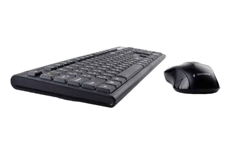 Set Tastatură + Mouse Gembird KBS-WM-03-RU, Fără fir, Negru