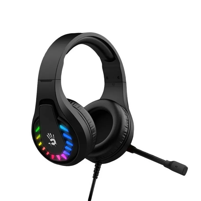 Căști gaming Bloody G230p, USB, Negru