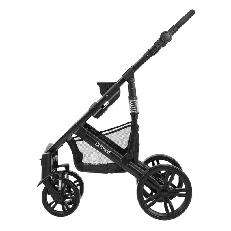 Cărucior 3-în-1 Kikka Boo Beloved, Gri deschis