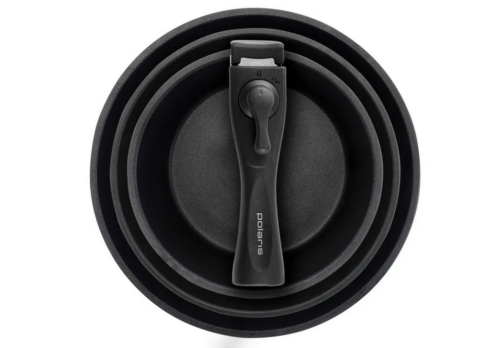 Set de vase Polaris EasyKeep-4DG, 1,7L, Negru