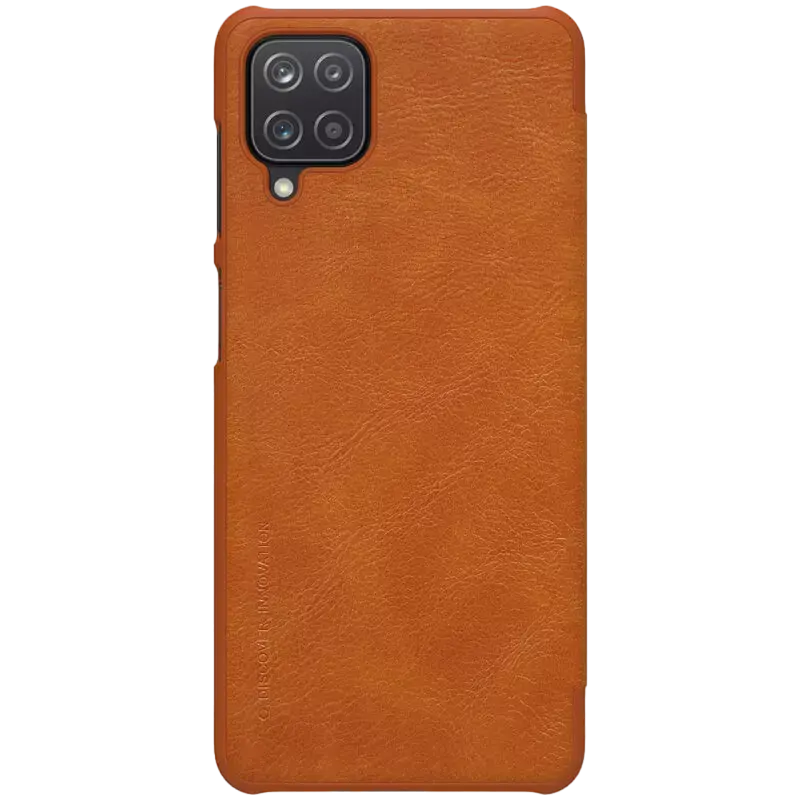 Husă tip carte Nillkin Galaxy A12 - Qin LC, Cafeniu