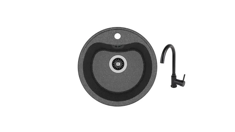 НАБОР раковины Dr Gans DORA + SanDonna F 7073 чёрный