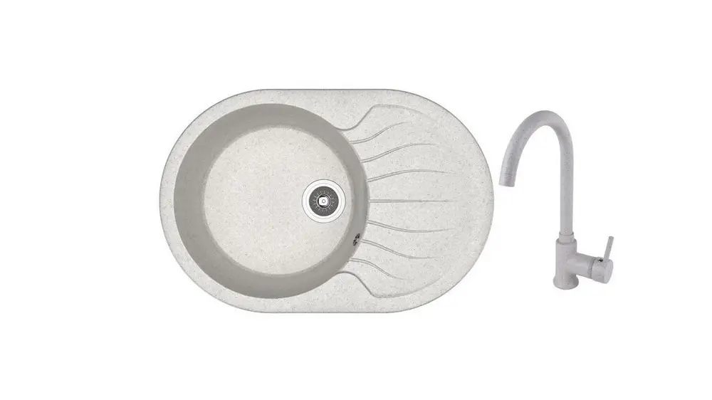 НАБОР мойка Dr Gans Berta 580 + SanDonna F 7073 серый